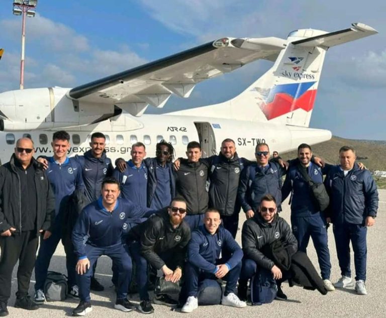 Ευχαριστίες του ΑΟ Αστυπάλαιας προς τη SKY express για τη στήριξη της ομάδας και την έκπτωση για τη μετακίνηση της αποστολής στην Κάλυμνο.