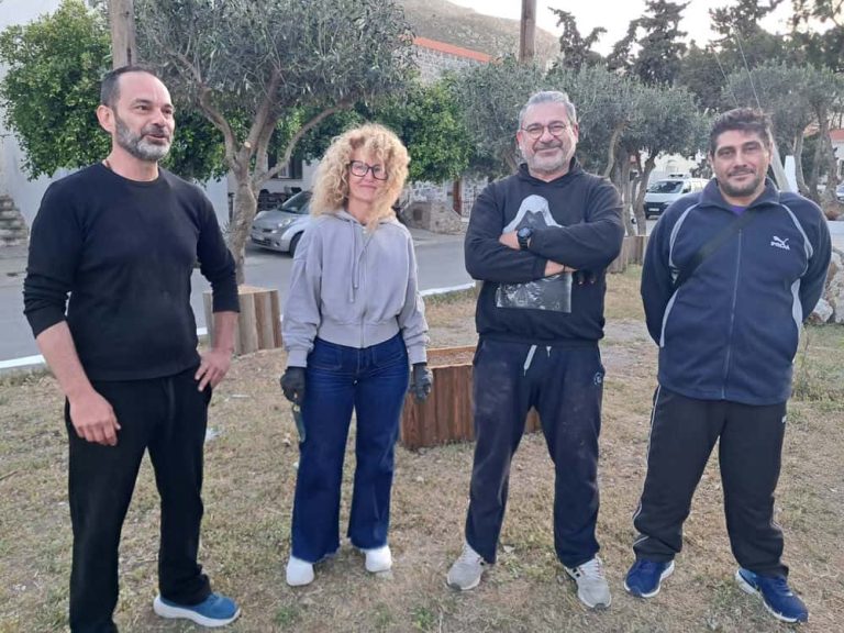 Μαθητές του Εσπερινού ΕΠΑΛ Καλύμνου μεταμορφώνουν εγκαταλελειμμένο χώρο σε μικρό πάρκο αναψυχής (video)